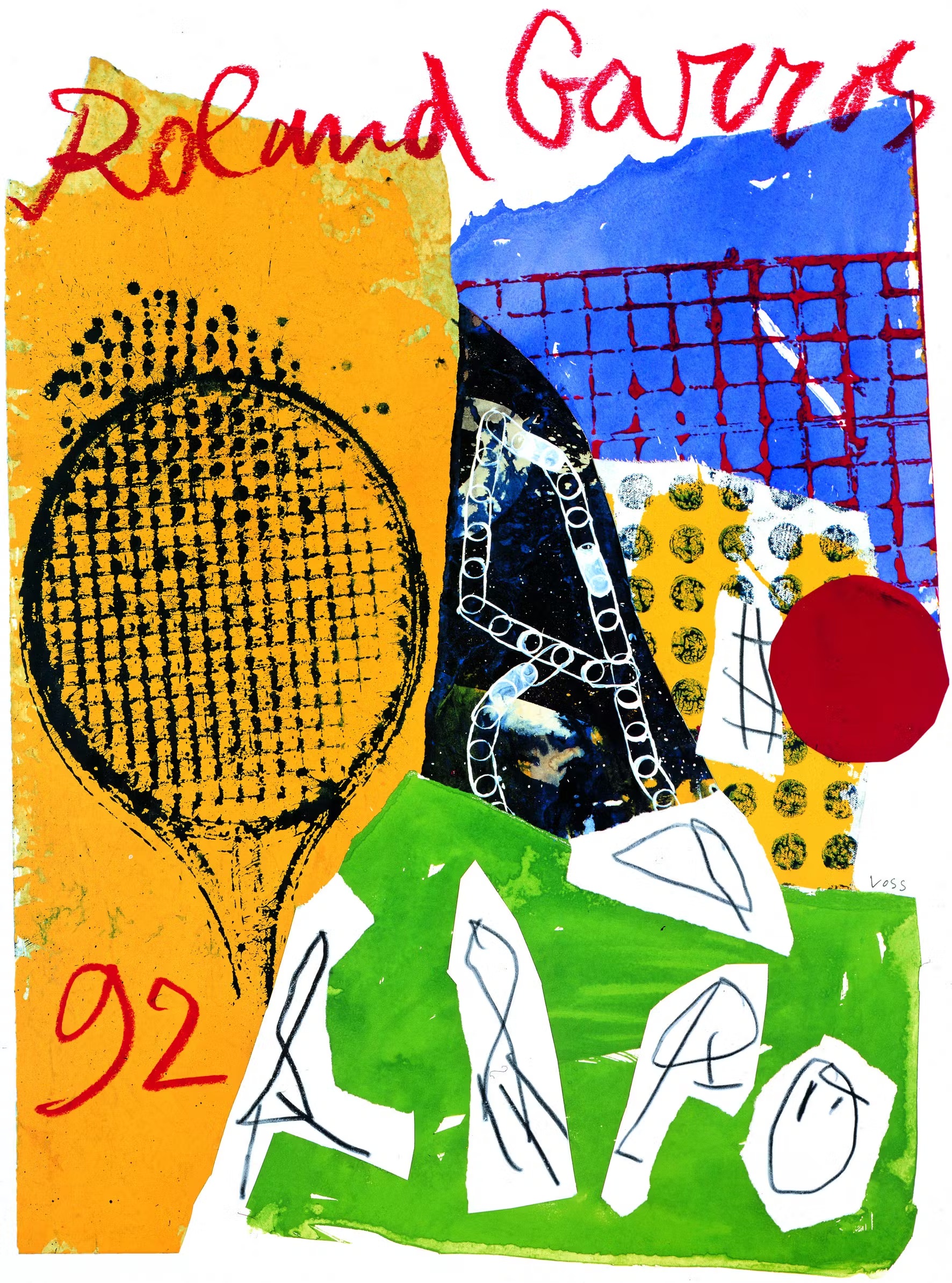 Roland Garros 1992 poster