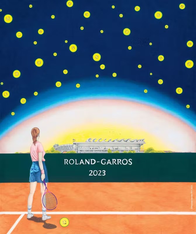 Roland Garros 2023 poster